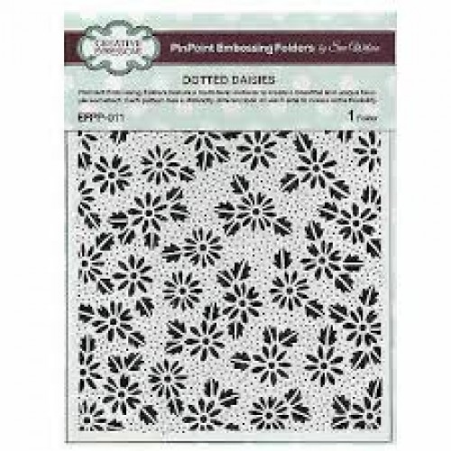 Dotted Daisies  Embossing folder EFPP-011